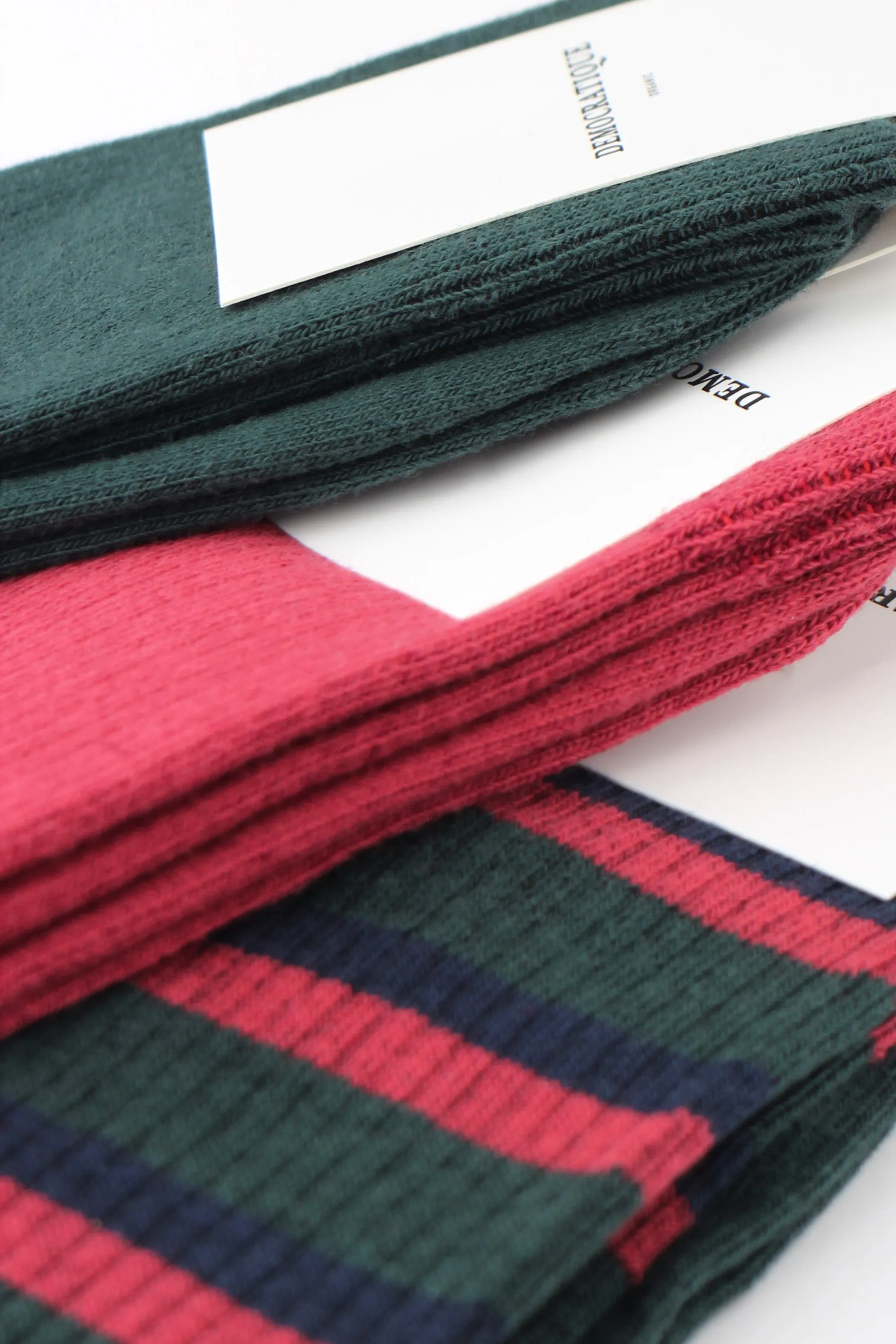 6-pack Originals Fine Rib Socks Forest Green