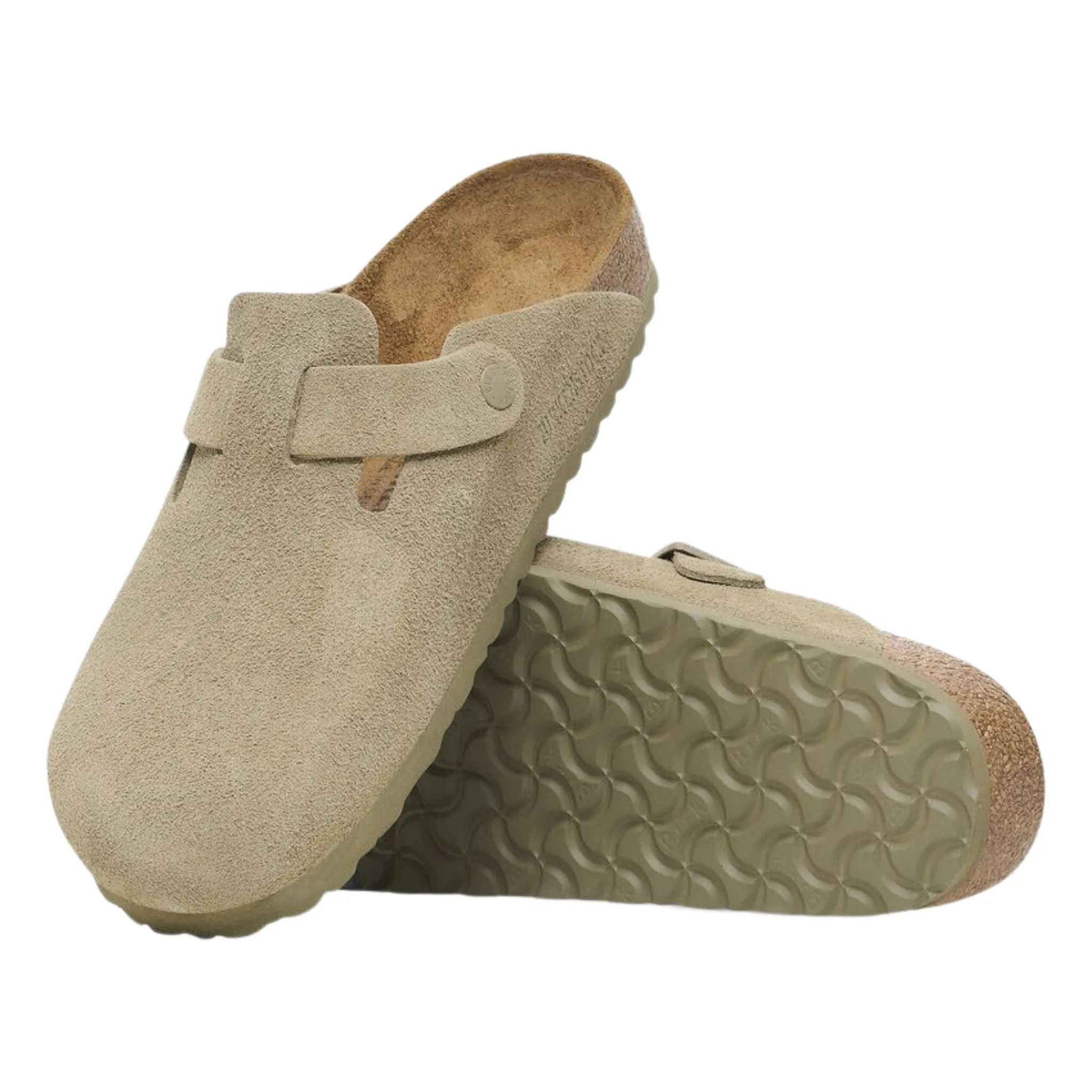 Birkenstock Boston Soft Footbed - Faded Khaki