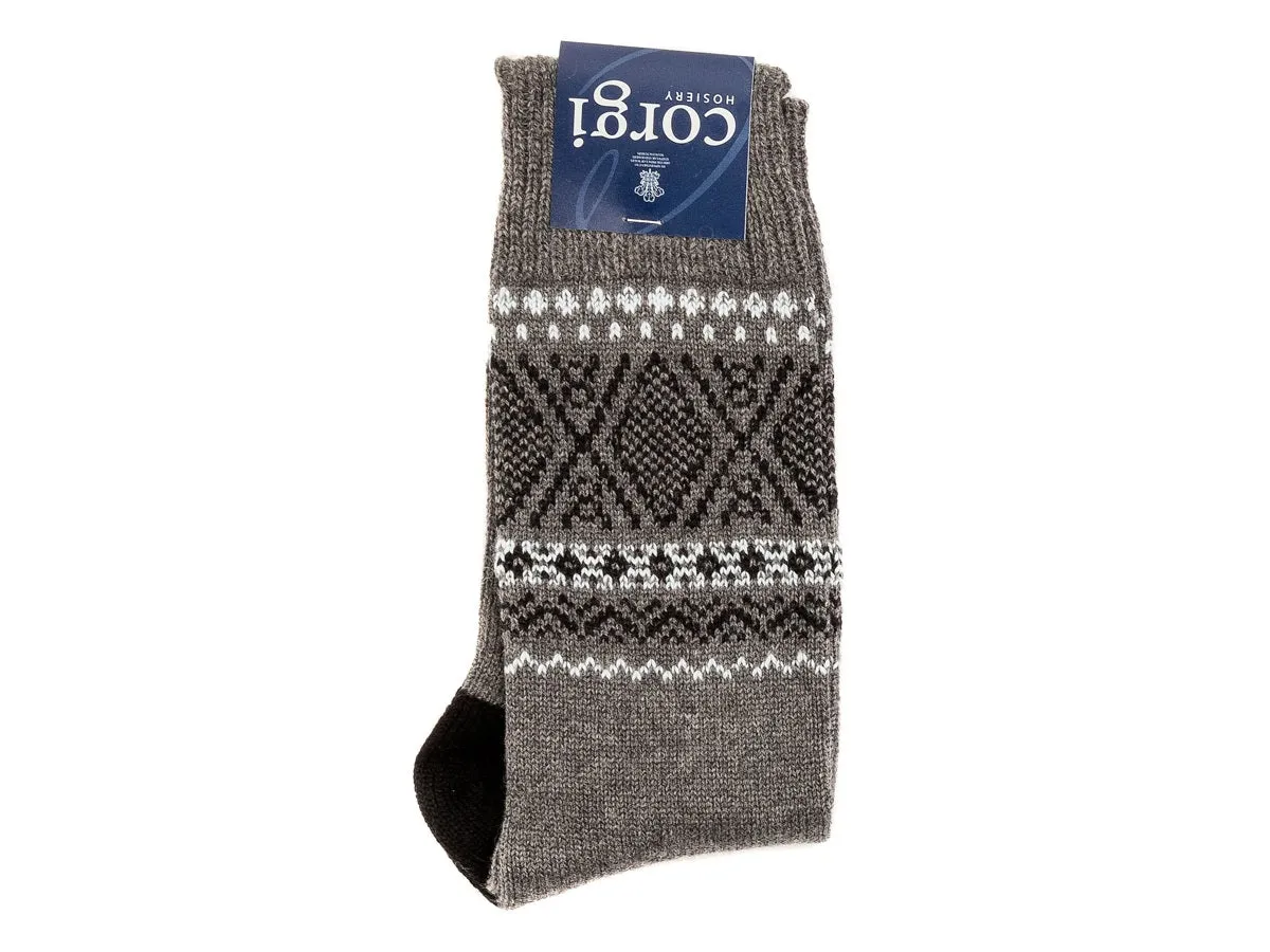 Cashmere Cotton Socks Grey