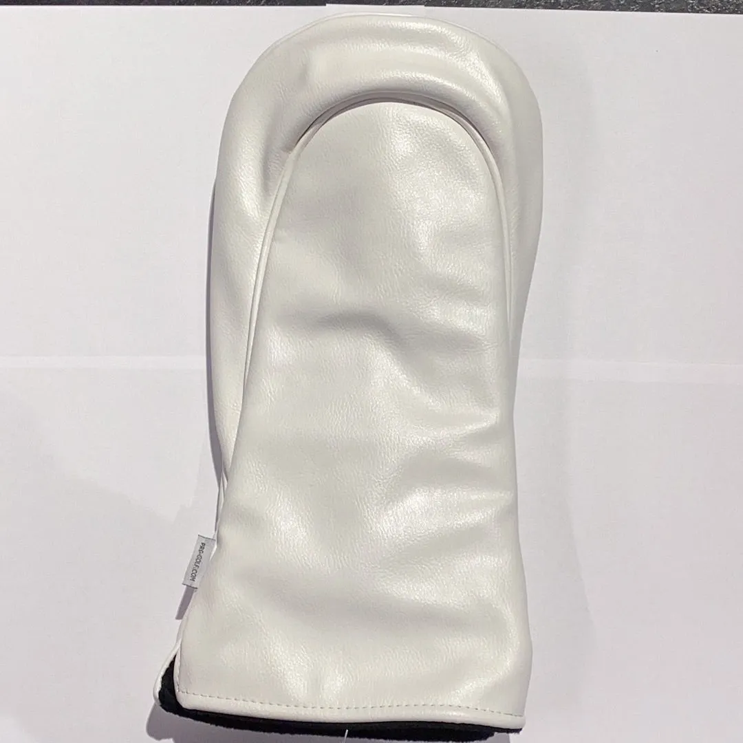 Driver Headcover White Multi Crest