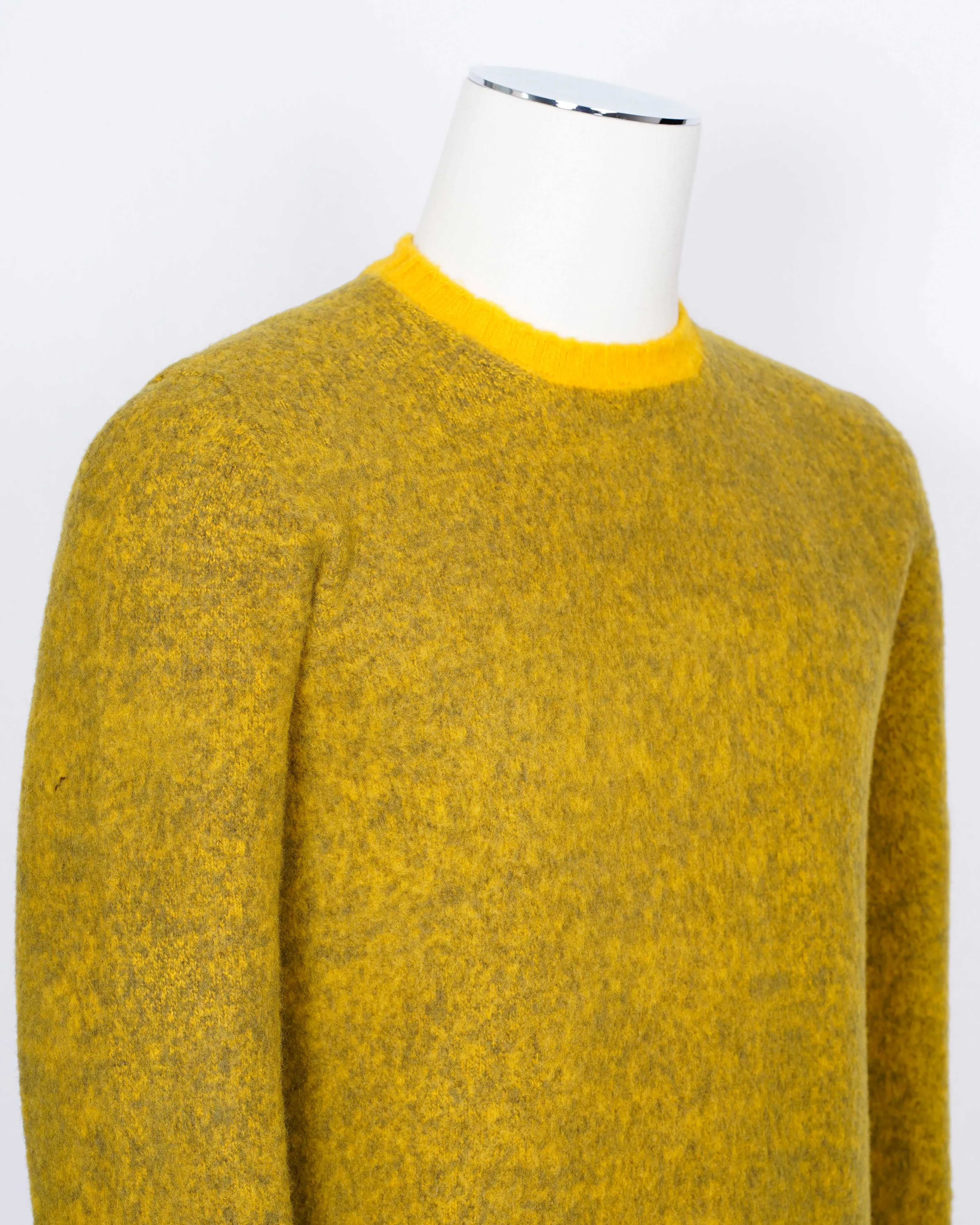 Drumohr Crew Neck Knit / Yellow&Green Melangé