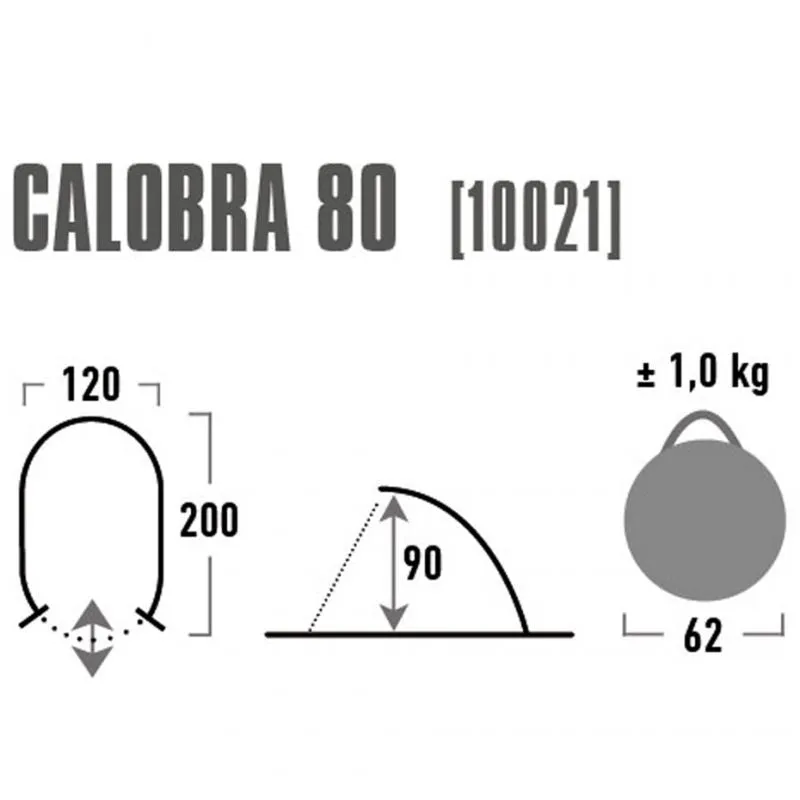 High Peak Calobra 80 Beach Tent - Gray