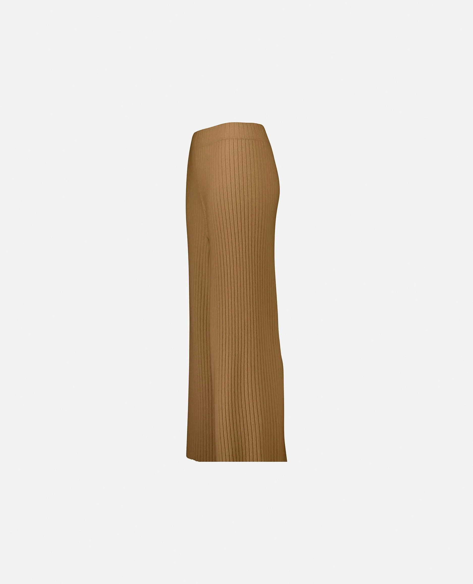 Hose aus Cashmere in Beige