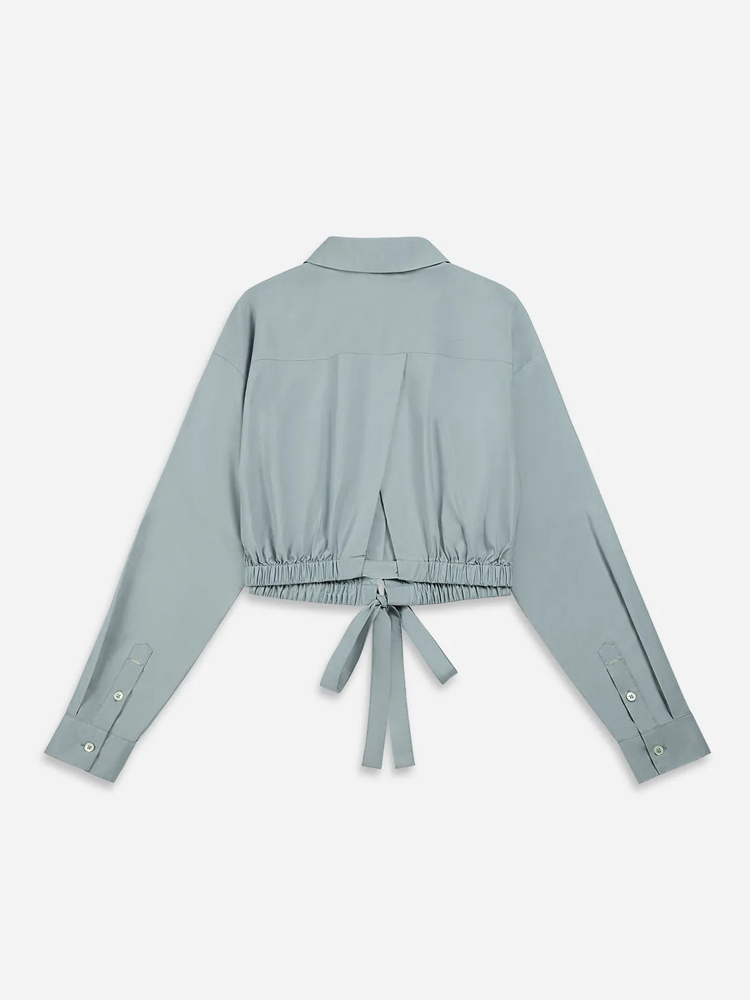 Overlap Crop Shirt