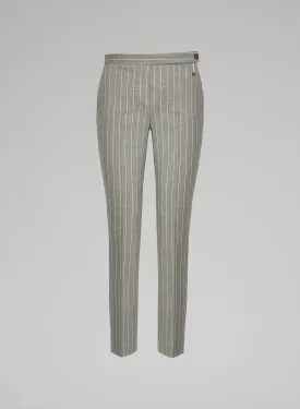 PANTALONI IN LANA E CASHMERE STRETCH