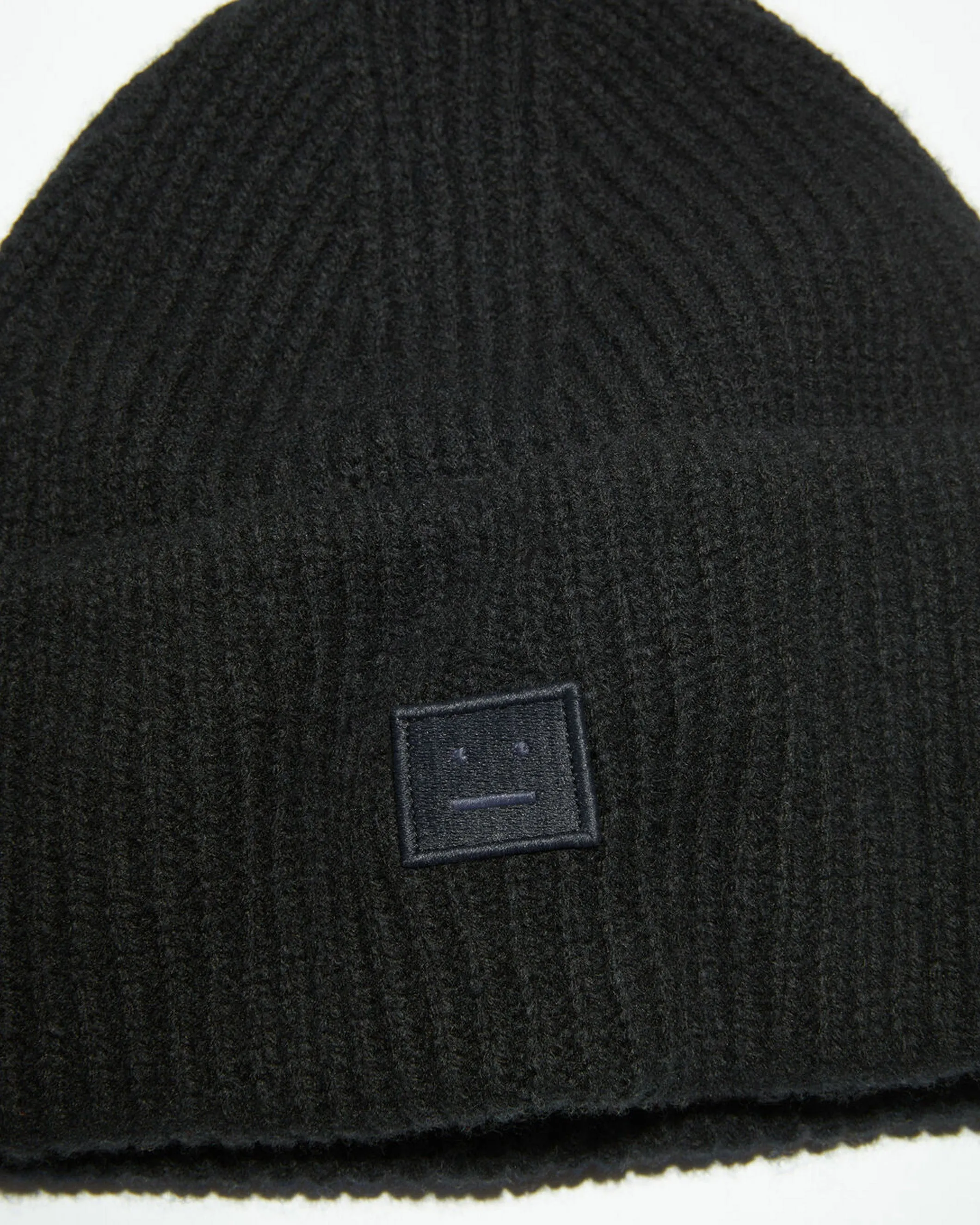 Ribbed Face Beanie