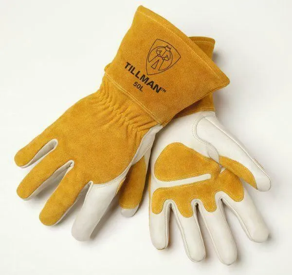 TILLMAN 50 TOP GRAIN/SPLIT COWHIDE MIG GLOVES - M, L, XL