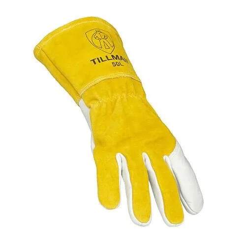Tillman 50XL Premium Top Grain and Split Cowhide Welding Gloves MIG XLarge